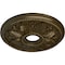 Ekena Millwork Edinburgh Ceiling Medallion (Fits Canopies up to 5 1/8"), 18 1/8"OD x 3 1/2"ID x 2 3/4"P, Brass CM18ED1BRS - alternate 3
